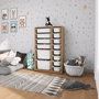 Hanah Home Rine 2D4K8U Nogal y Blanco
